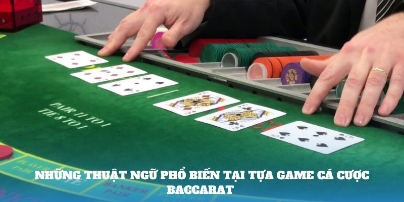 Những thuật ngữ phổ biến tại tựa game cá cược Baccarat 